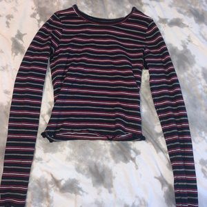 striped garage long sleeve